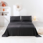 Natural Home 400 Thread Count Bamboo Sheet Set Charcoal