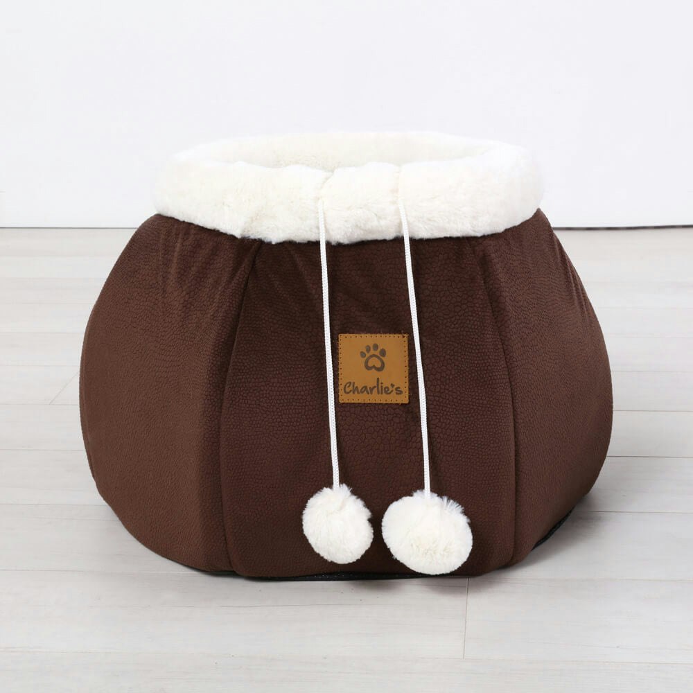 Charlie's Honeypot Cat Cave Snuggler Chocolate