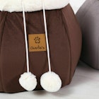 Charlie's Honeypot Cat Cave Snuggler Chocolate 2