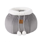 Charlie's Honeypot Cat Cave Snuggler Chocolate Grey
