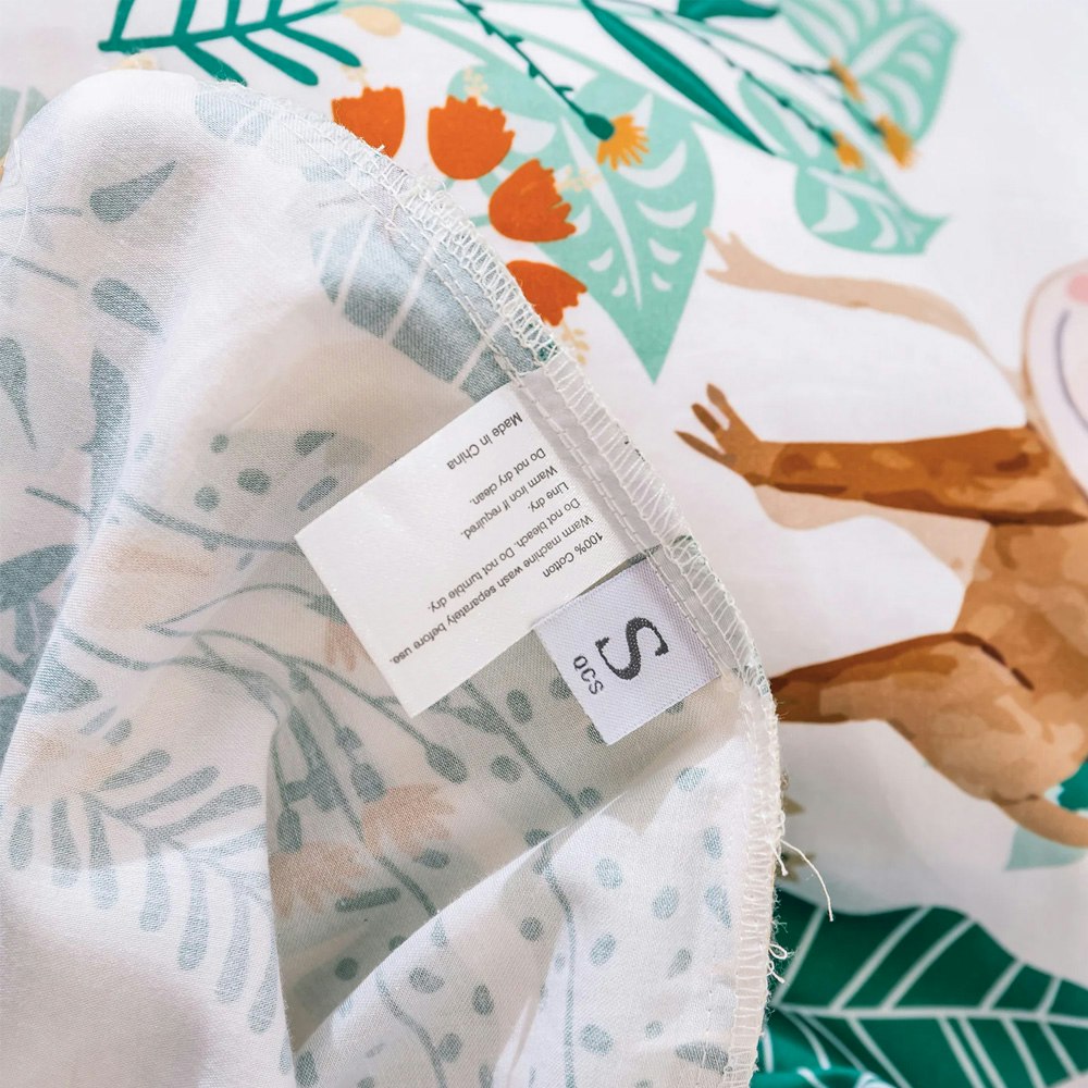 Jack & Ava Cheeky Monkey Quilt Cover Set