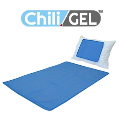 ChiliGel Cool Gel Mat Pad and Pillow Pad Combo