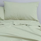 Cloud Linen 250 Thread Count Organic Cotton Sheet Set Moss