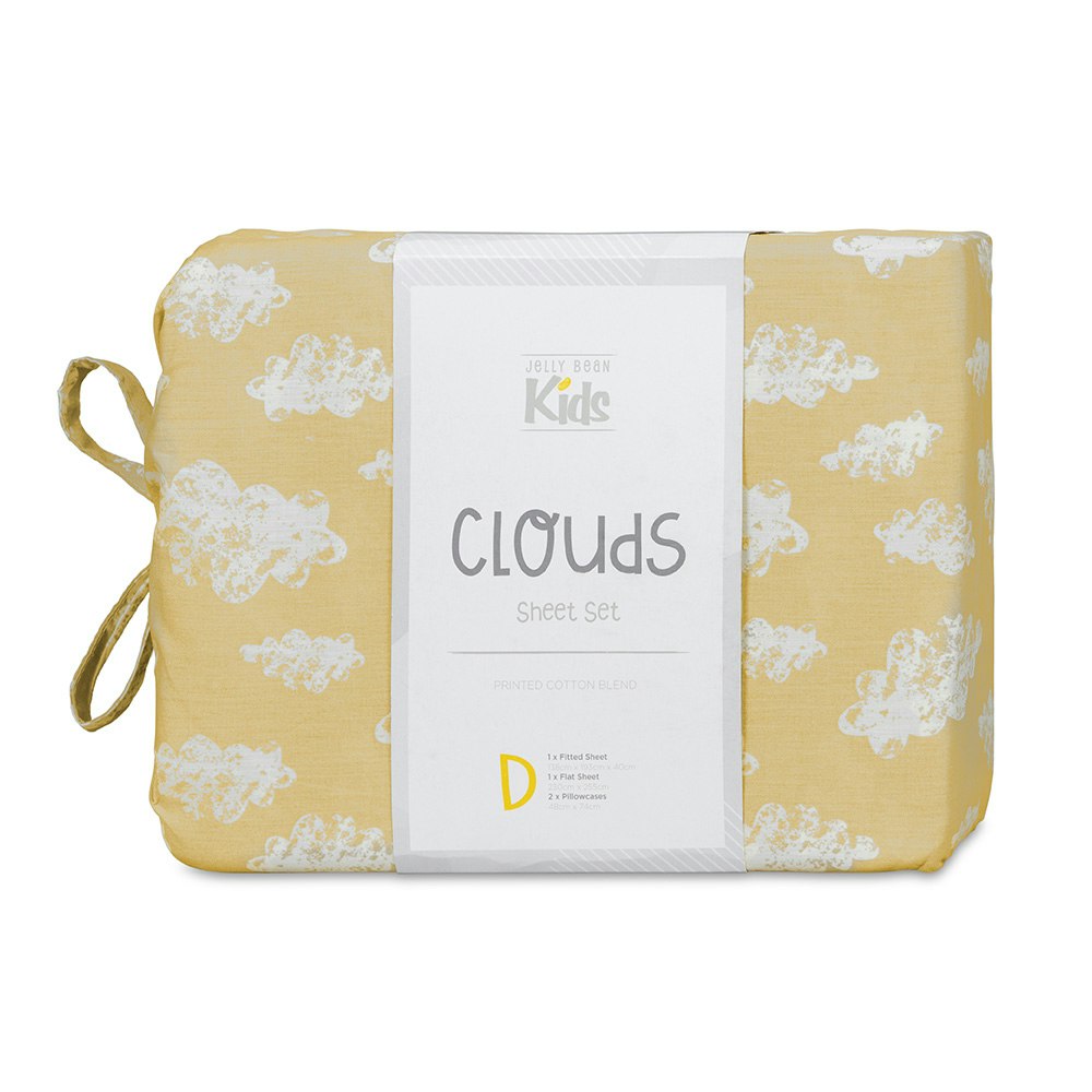 Jelly Bean Kids Clouds Printed Sheet Set 5