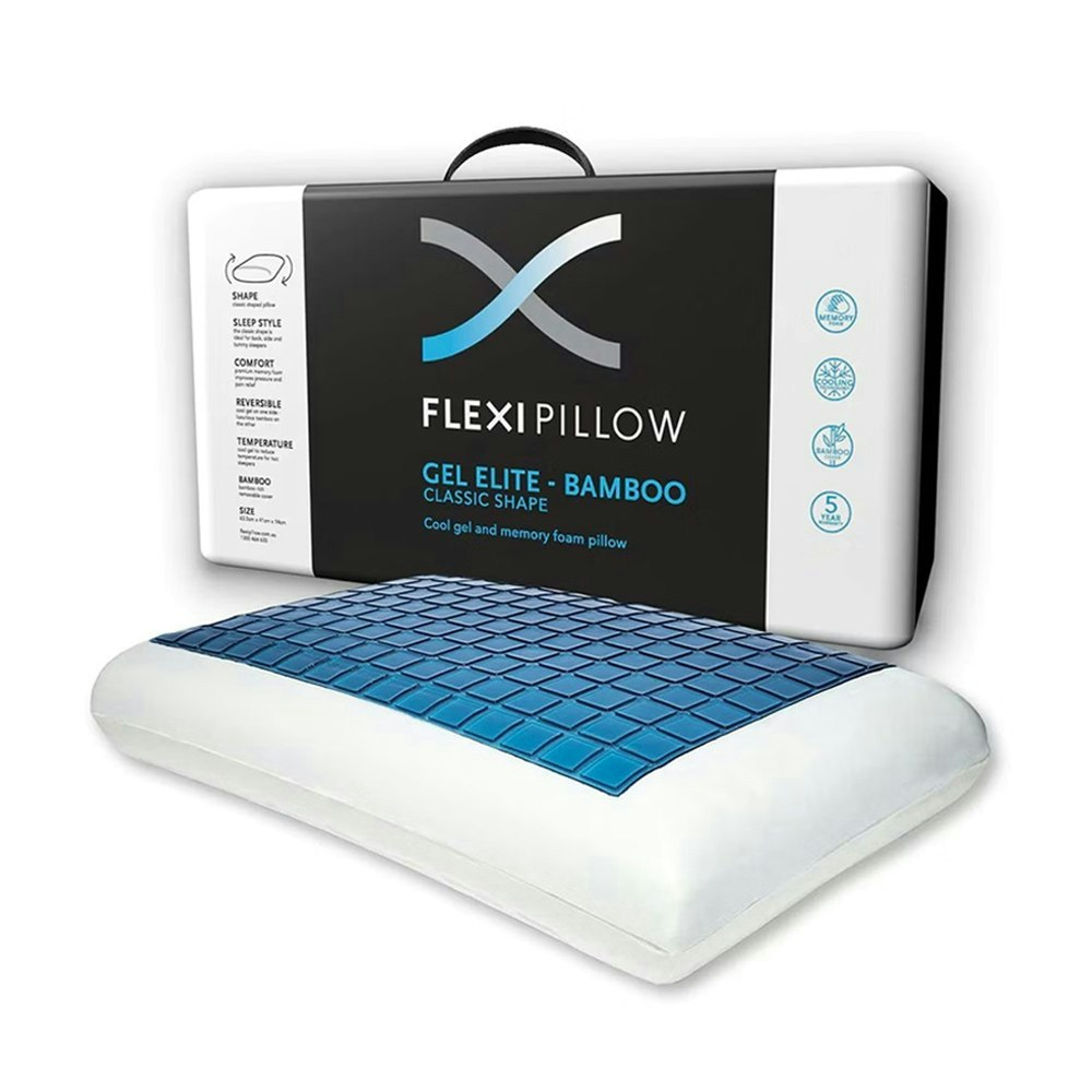 Flexi Pillow Cool Gel Elite Classic Pillow New