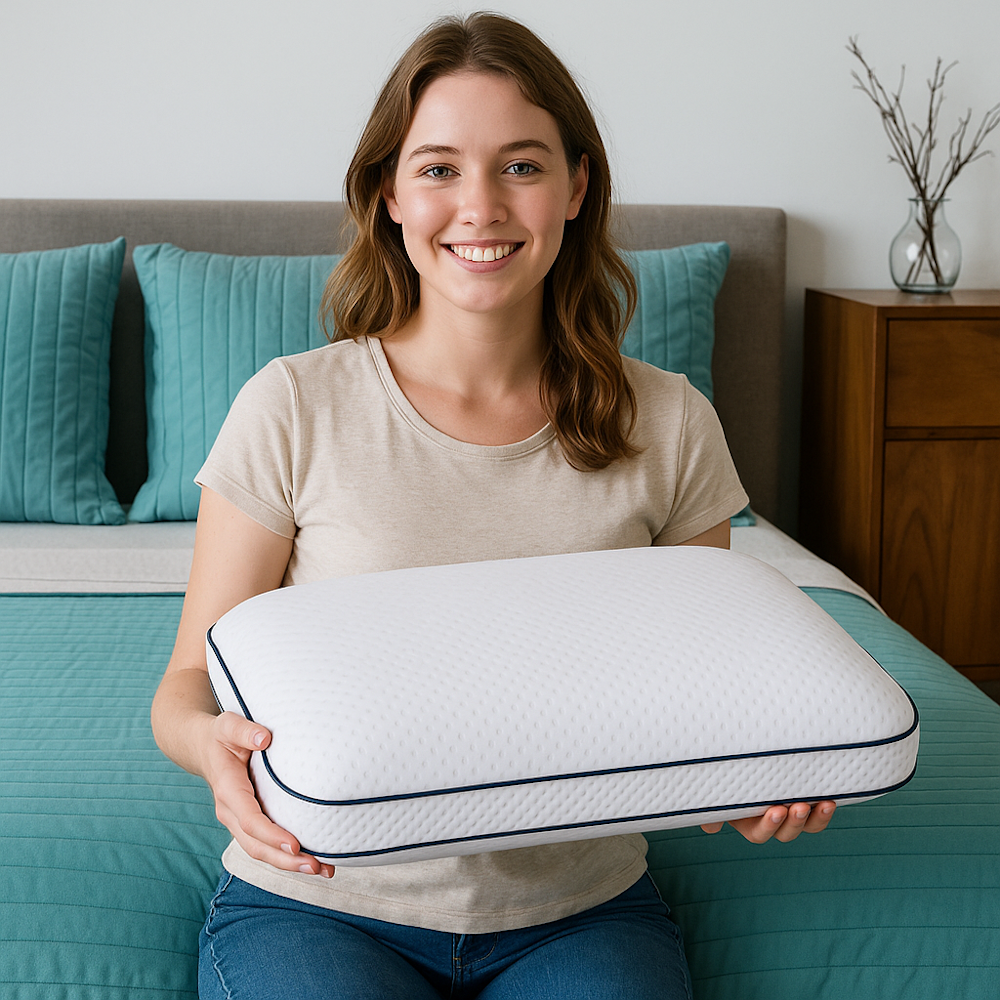 Herington Reversible Cool Gel Memory Foam Pillow