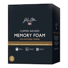 John Cotton Copper Infused Memory Foam Topper