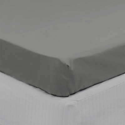 Algodon Fitted Sheet Charcoal