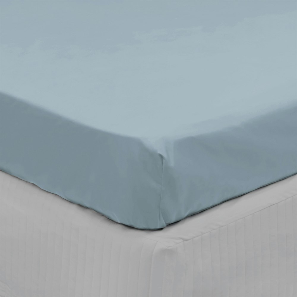 Algodon Fitted Sheet Faded Denim 2