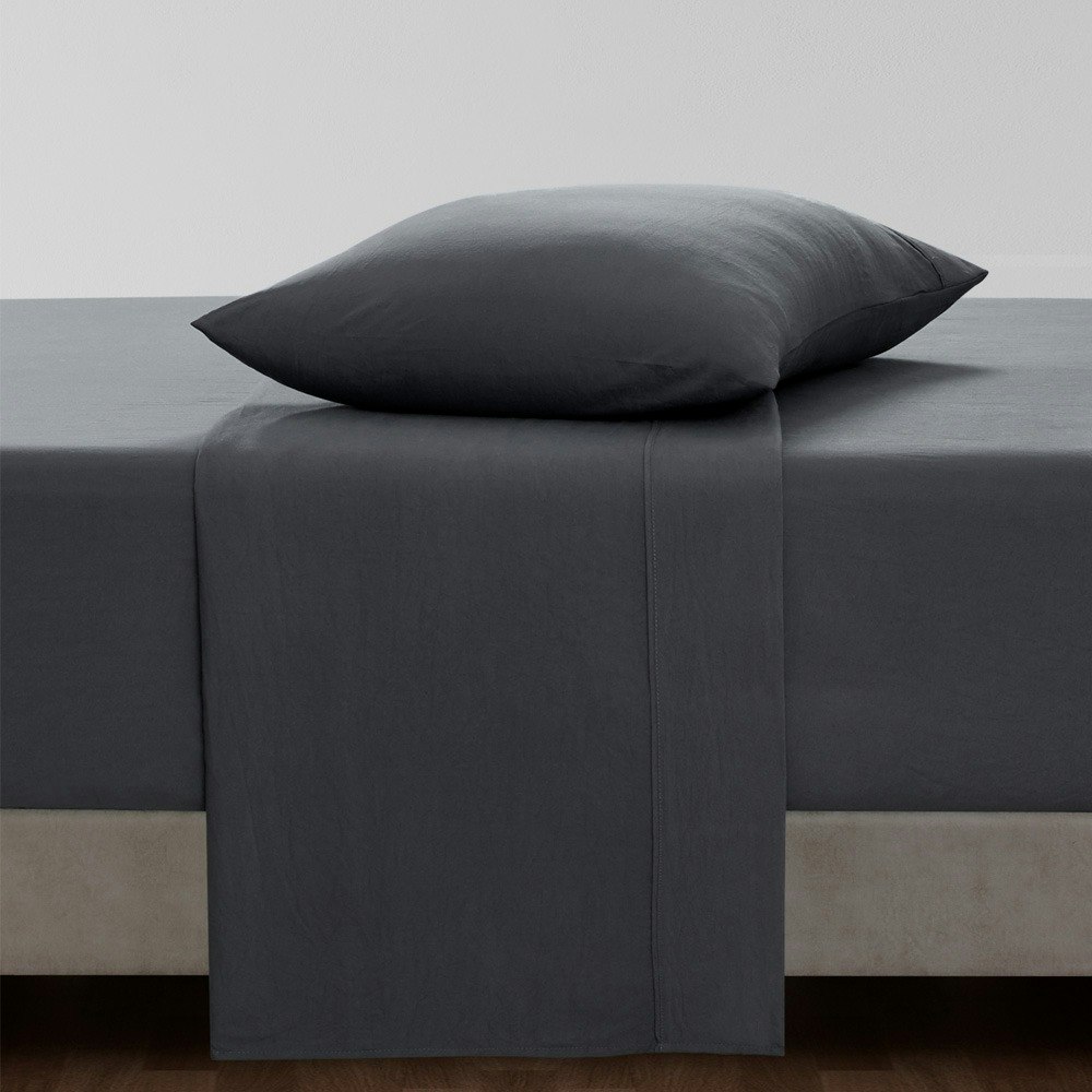 Ardor Boudoir 225TC Cotton Rich Sheet Set Charcoal