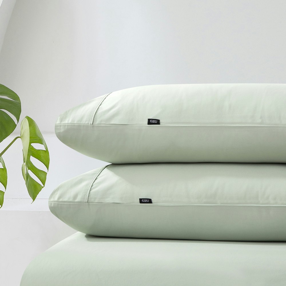 Essn 500TC Cotton Sateen Pillowcase Twin Pack