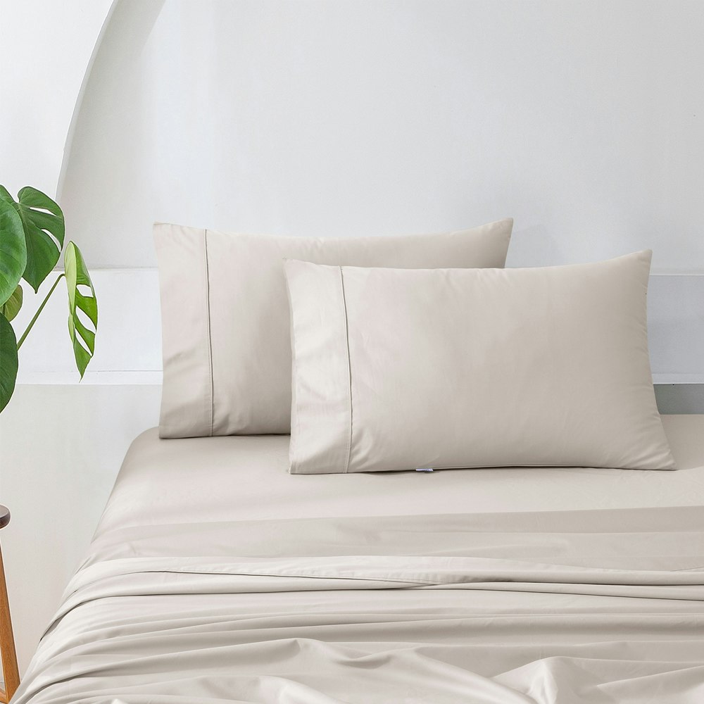 Essn 500TC Cotton Sateen Pillowcase Twin Pack