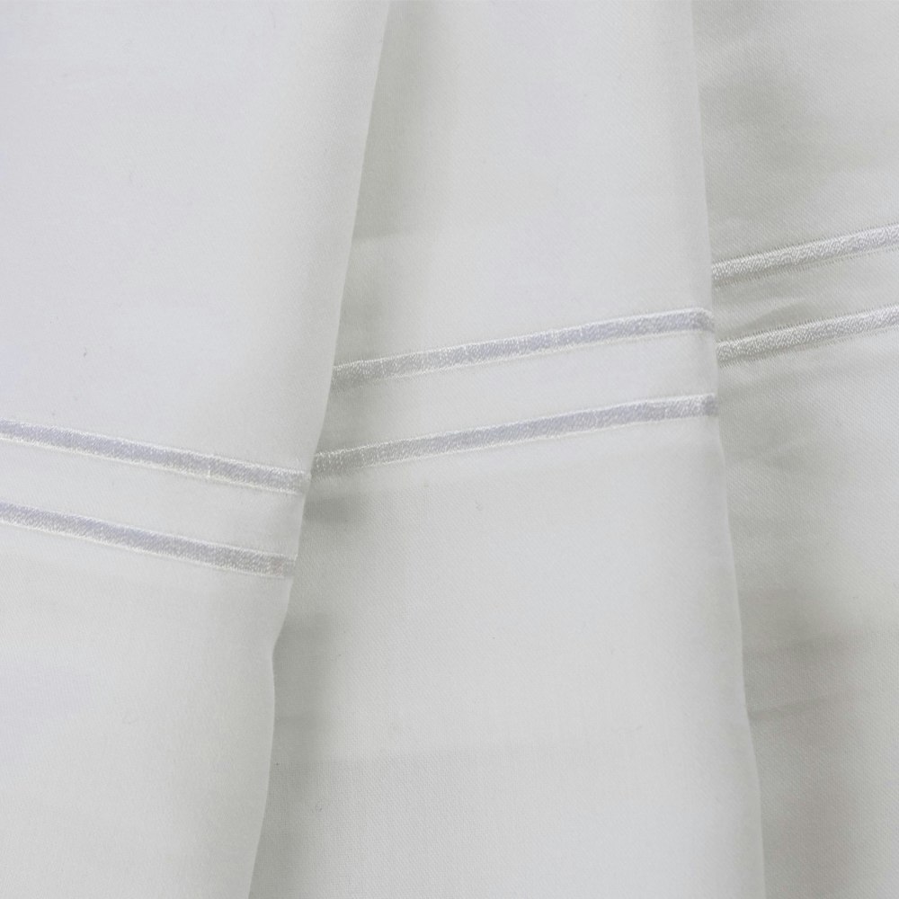 Ardor Home 1000 Thread Count Cotton Rich Sateen Hotel Embroidered Sheet Set White