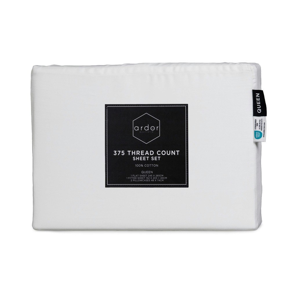 Ardor Home 375TC Cotton Sheet Set