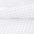 Dreamaker Cotton Waffle Quilt Cover Set White