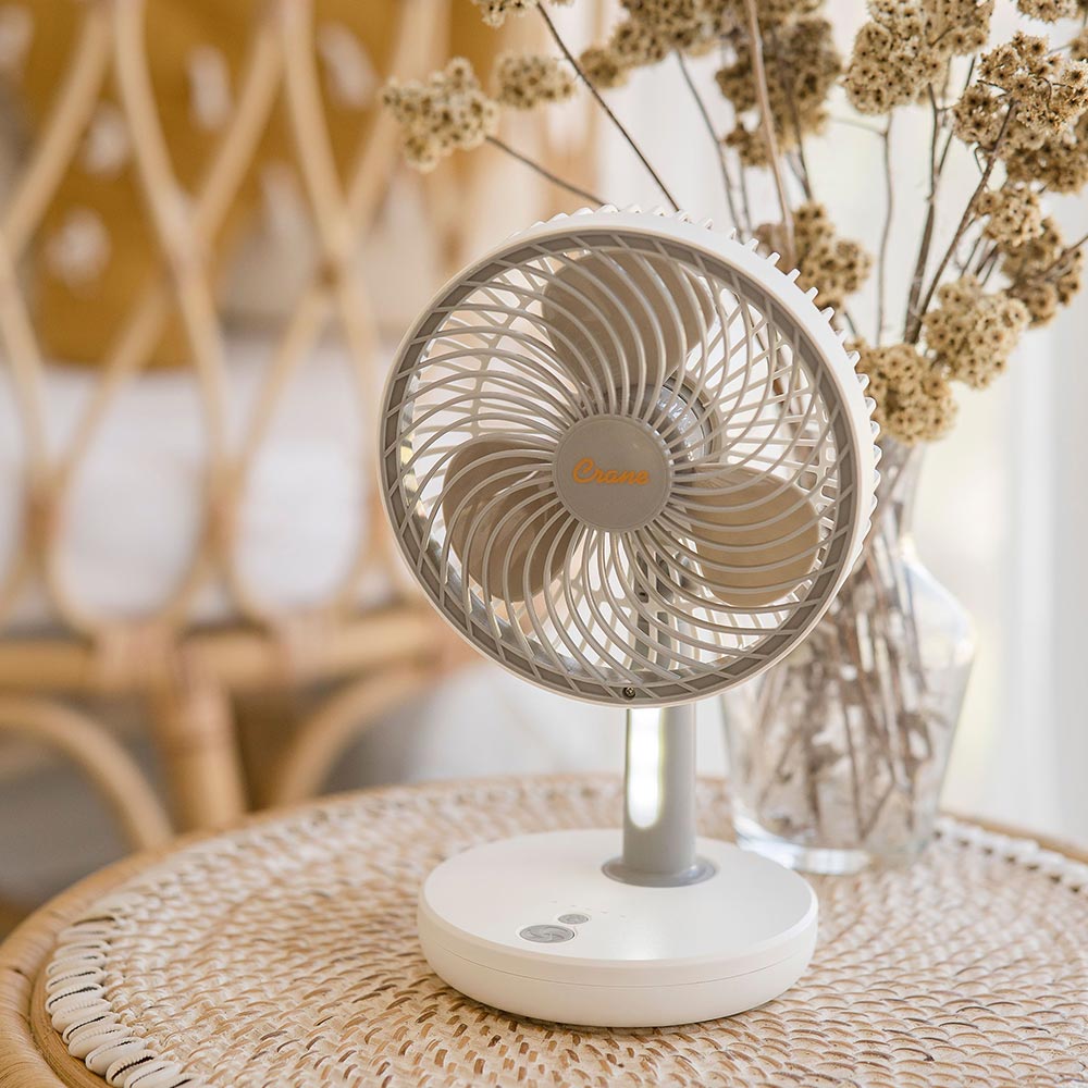 Gold desk clearance fan