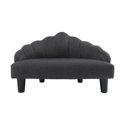 Charlie's Crown Elevated Pet Sofa Bed Charcoal
