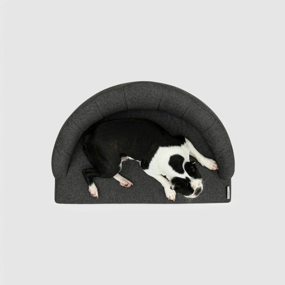 Charlie's Crown Elevated Pet Sofa Bed Charcoal