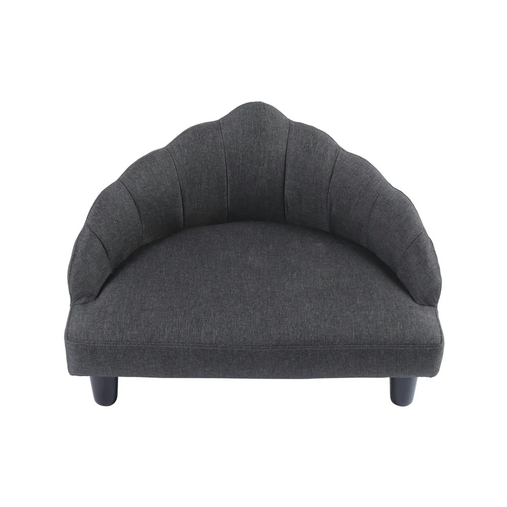 Charlie's Crown Elevated Pet Sofa Bed Charcoal