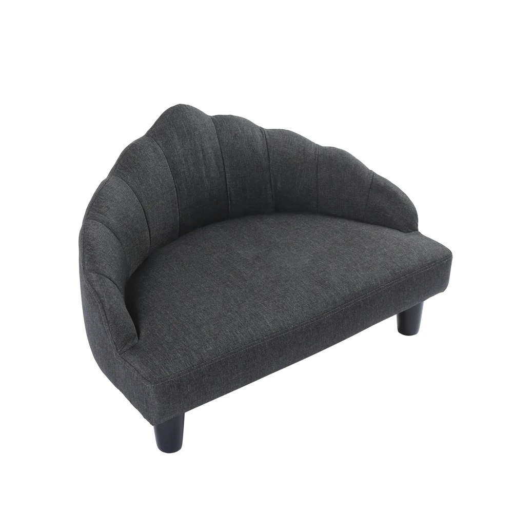 Charlie's Crown Elevated Pet Sofa Bed Charcoal