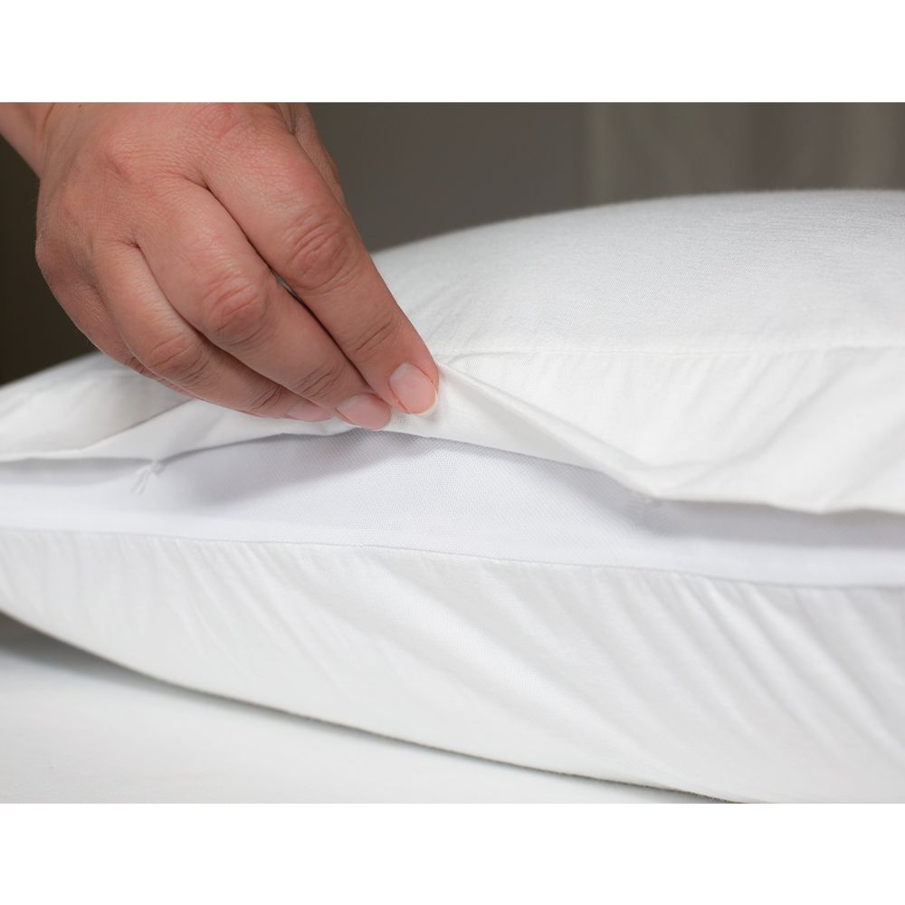 allerzip smooth pillow protector