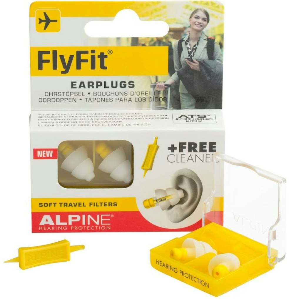 Alpine FlyFit Reusable Earplugs main product photo