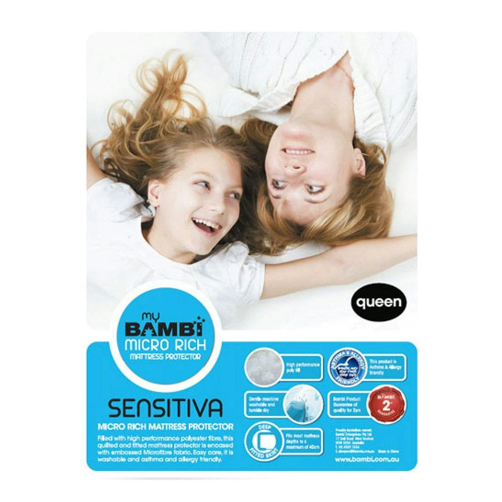 Bambi Sensitiva Microfibre Embossed Mattress Protector main product photo