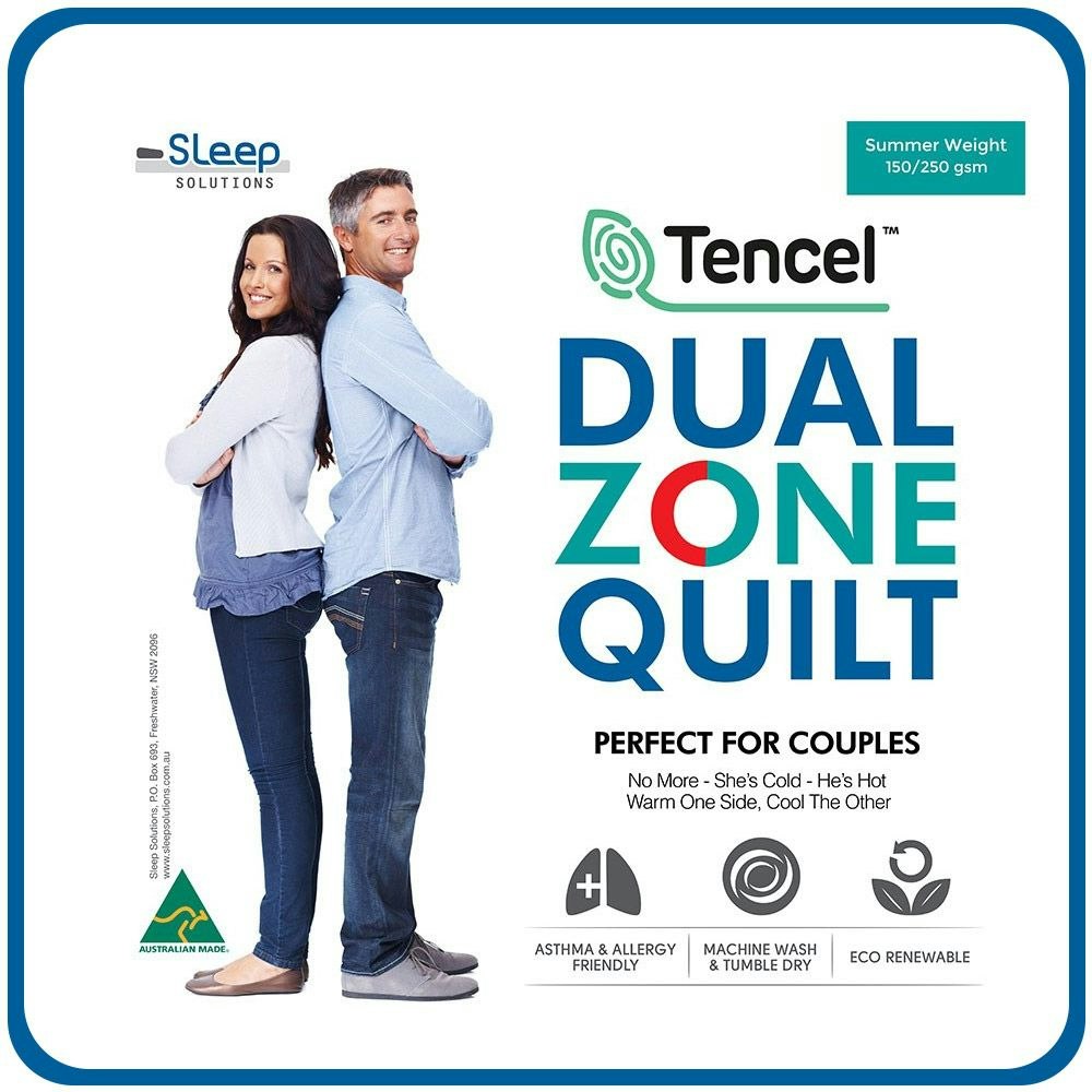 Couples Dual Zone Tencel Quilt main product photo