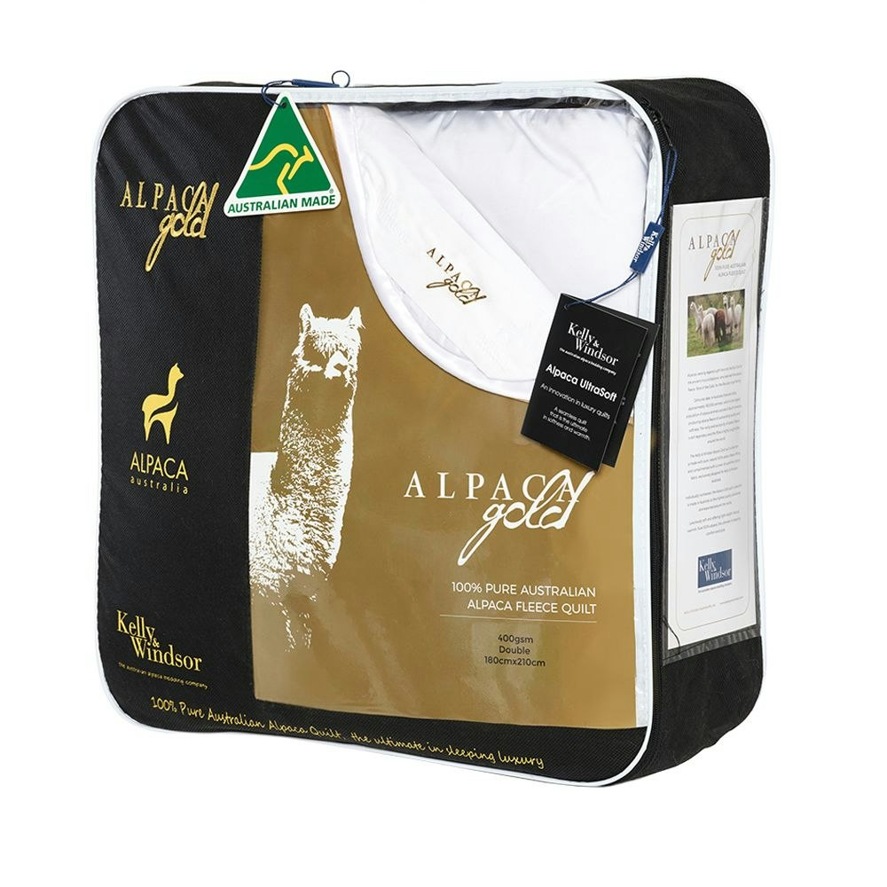 Kelly and Windsor Gold Alpaca Quilt main product photo