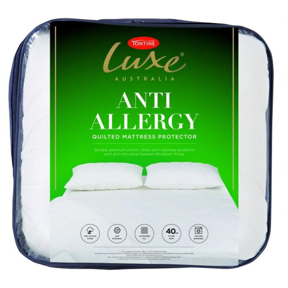 Hypo-Allergenic Quilted Polyester Mattress Pad  