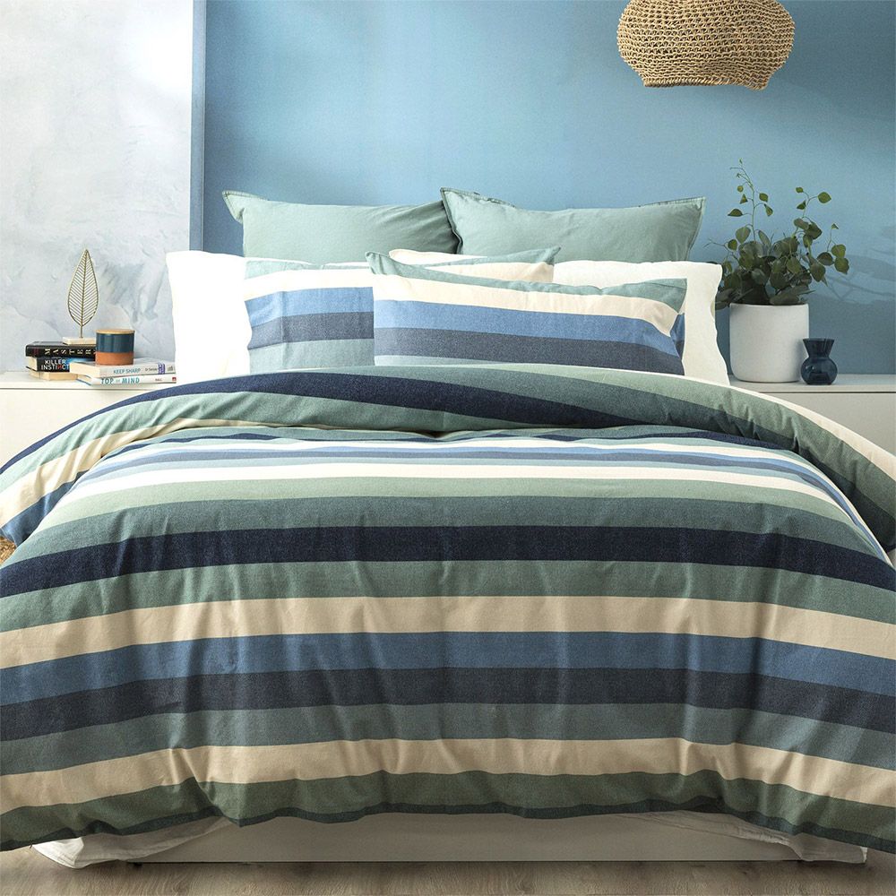 marina blue quilt cover