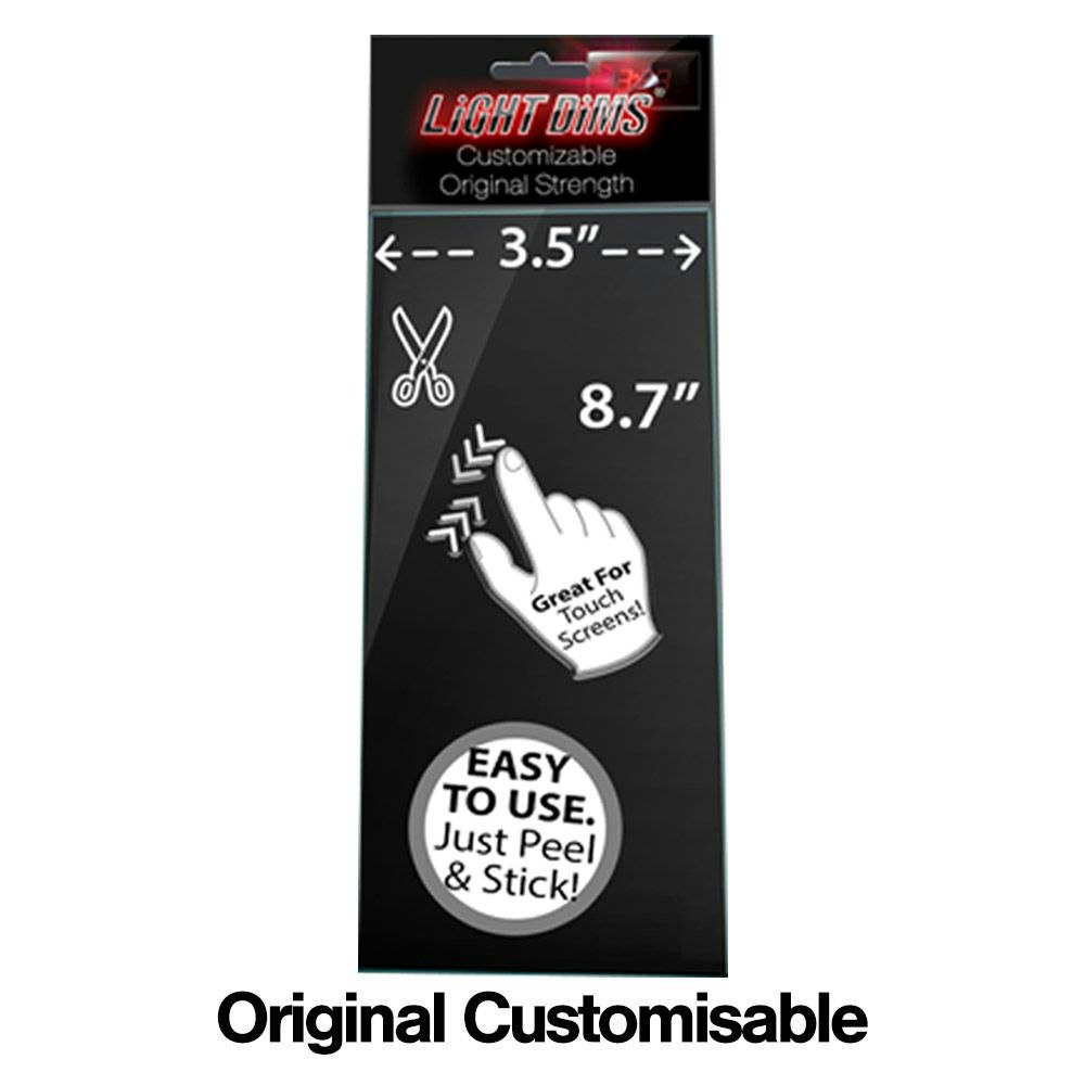 Light Dimming Stickers for Electronic Displays