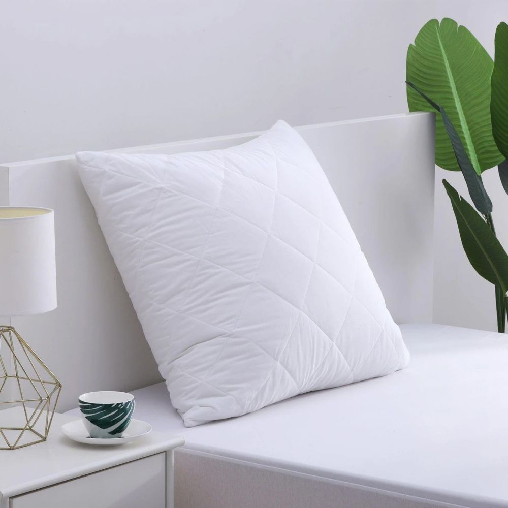 quilted european pillow protector