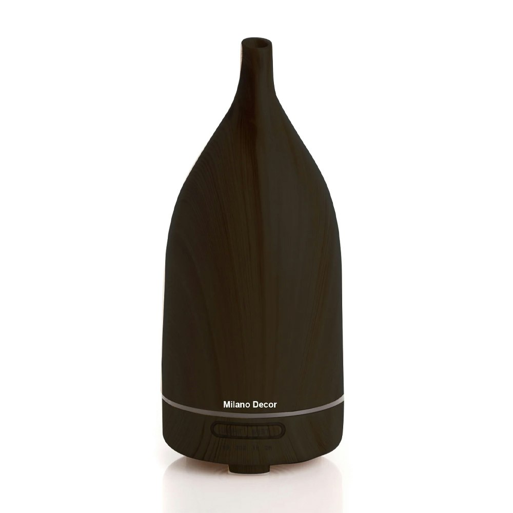 Wood Grain Whisper Ultrasonic Aroma Diffuser Dark Wood 3