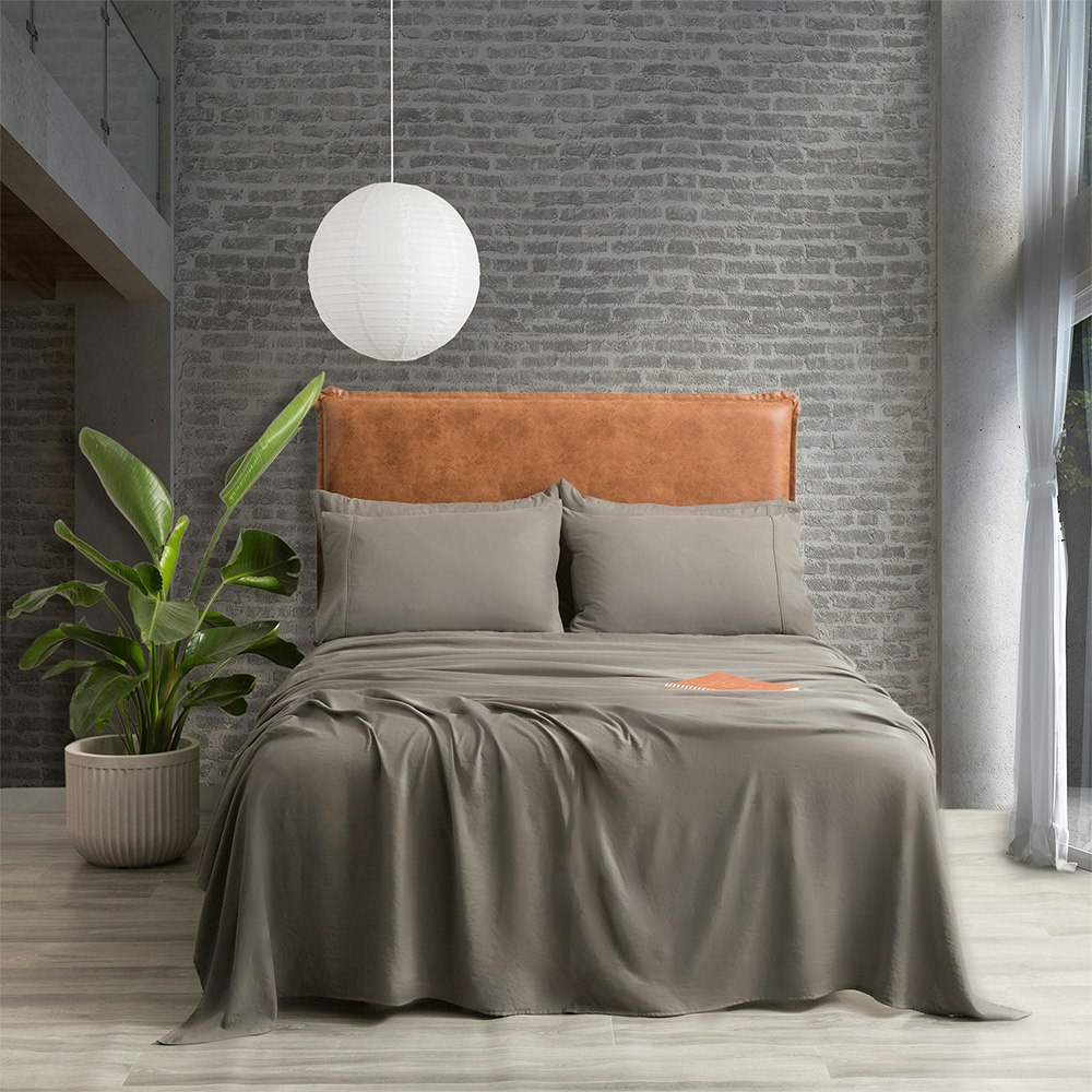 Ddecor Microfibre Sheet Set Granite