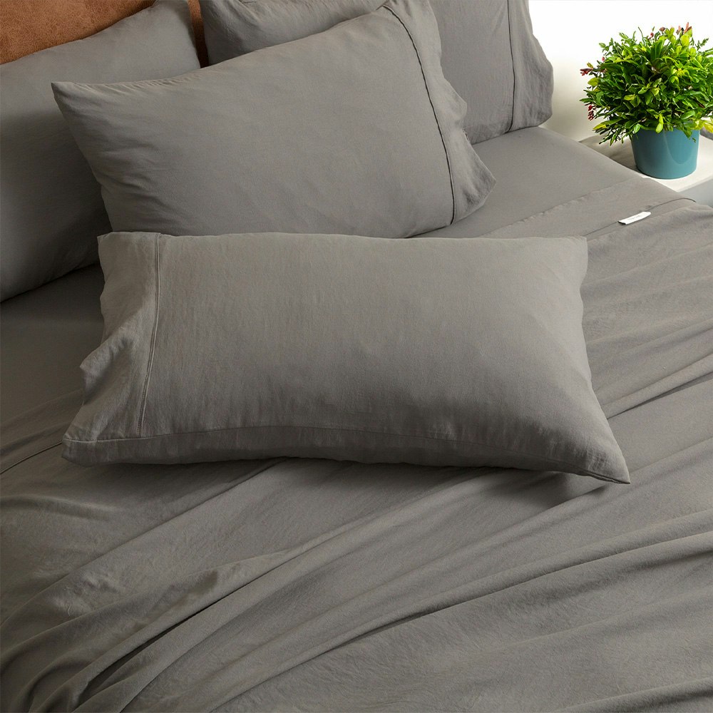 Ddecor Microfibre Sheet Set Granite 2