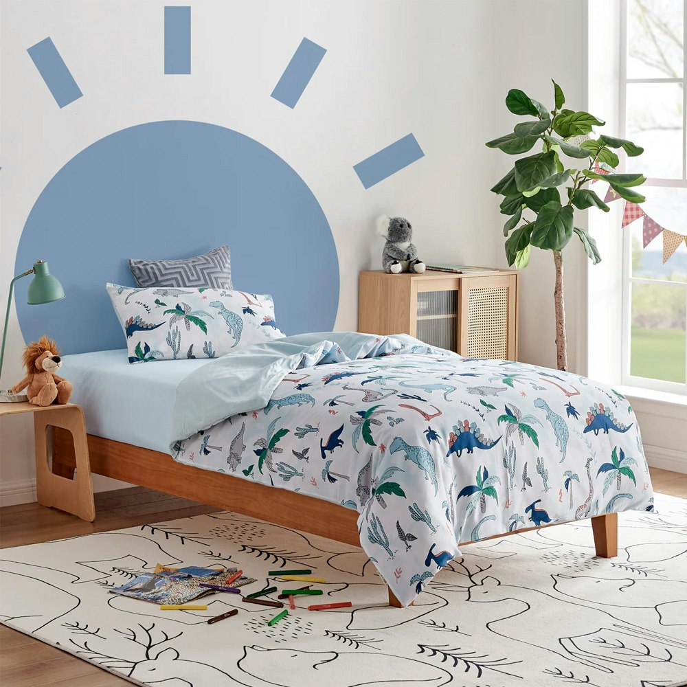 Jack & Ava Dino Age Quilt Cover Set