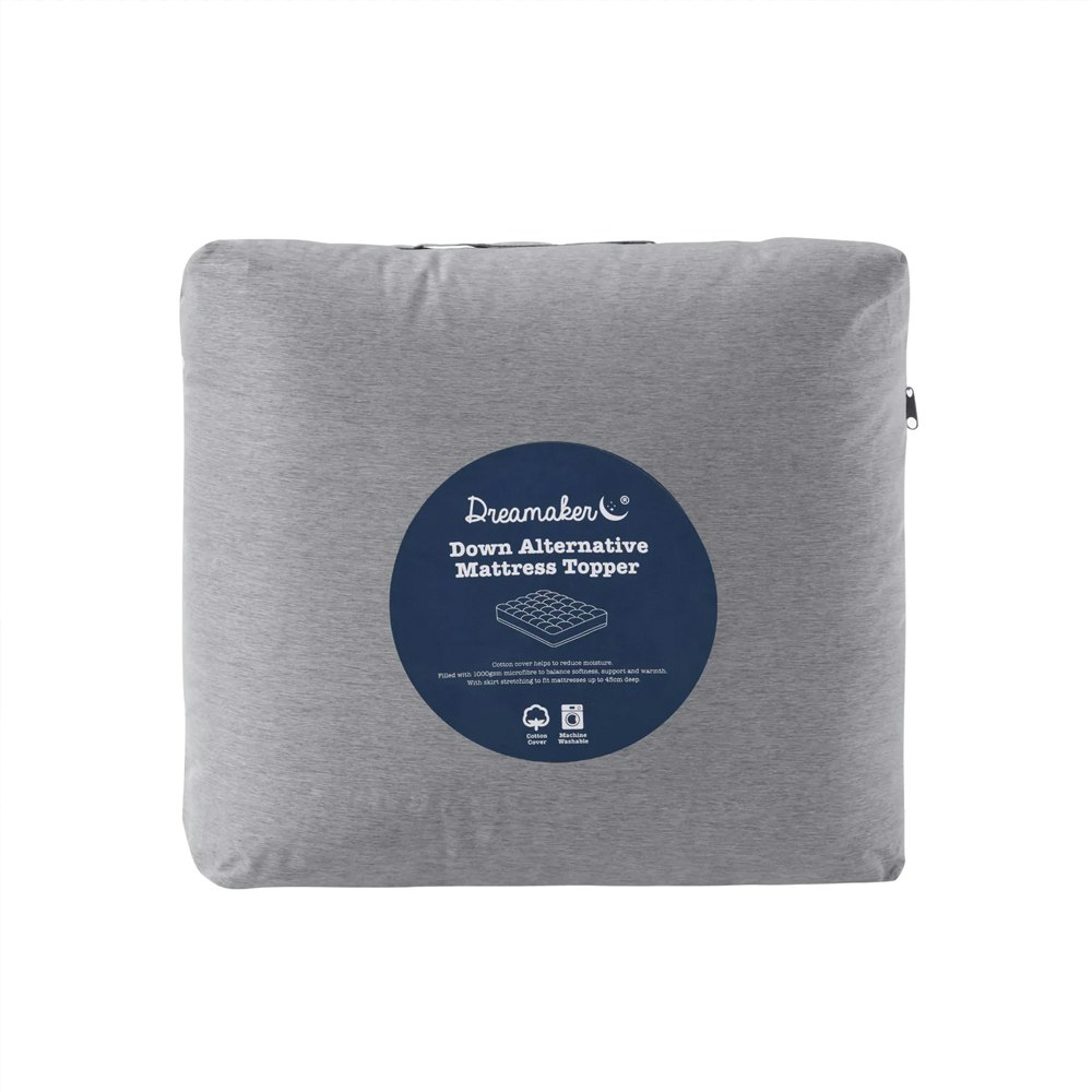 Dreamaker 1000GSM Down Alternative Mattress Topper