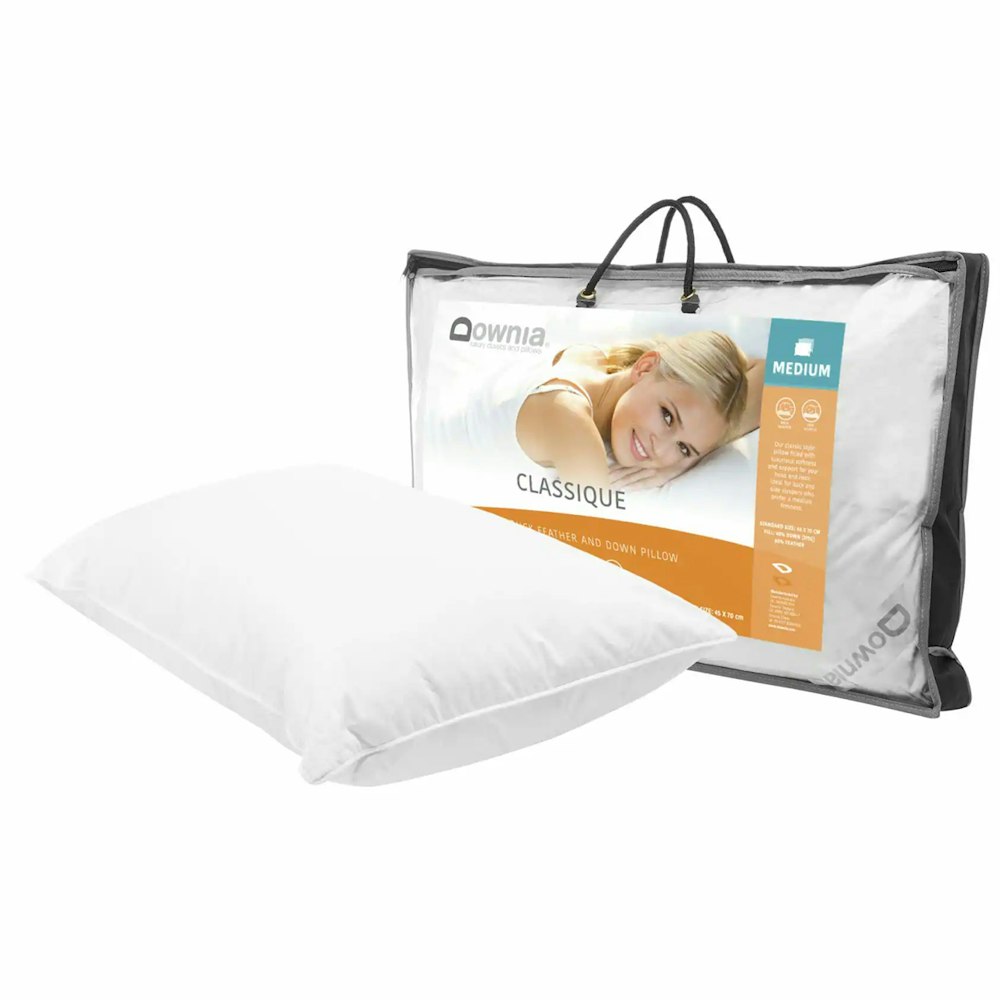 Downia 50% Duck Down and Feather Pillow