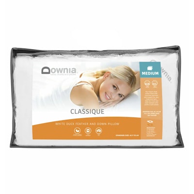 Downia 50% Duck Down and Feather Pillow
