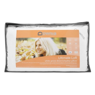Downia Ultimate Loft 50% White Goose Down and Feather Pillow