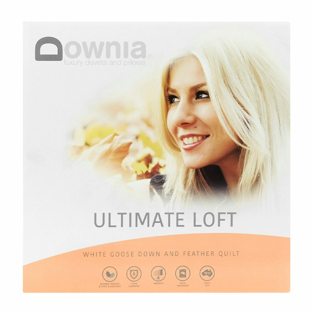Downia Ultimate Loft 50% White Goose Down and Feather Quilt 3