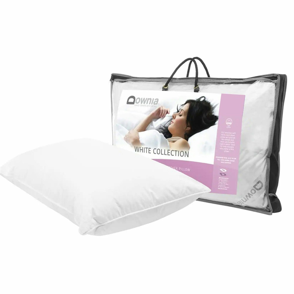 Downia White Collection Duck Down Pillow