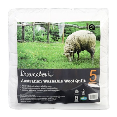 Washable Winter Weight Australian Wool Quilt 500gsm Packaging