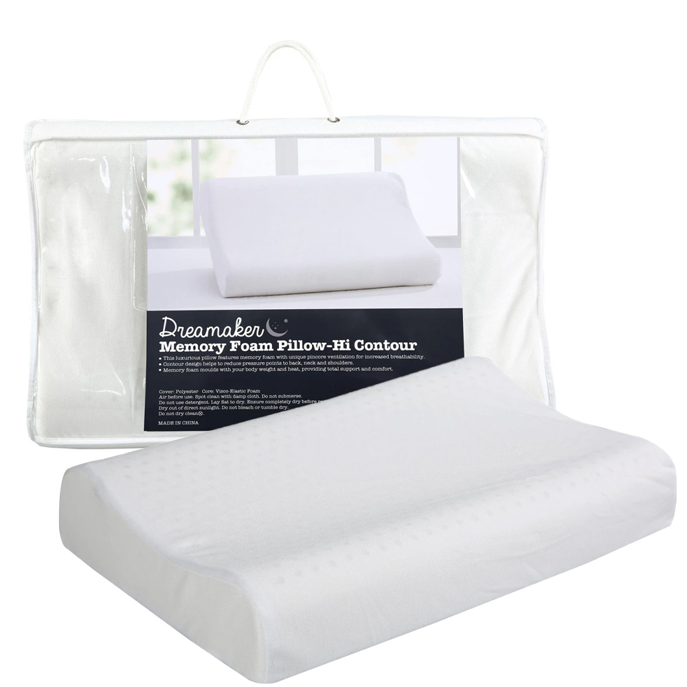 Dorma tencel blend shop memory foam contour pillow