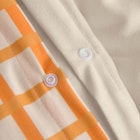 Dreamaker 130GSM Micro Flannel Reversible Grid Quilt Cover Set 6