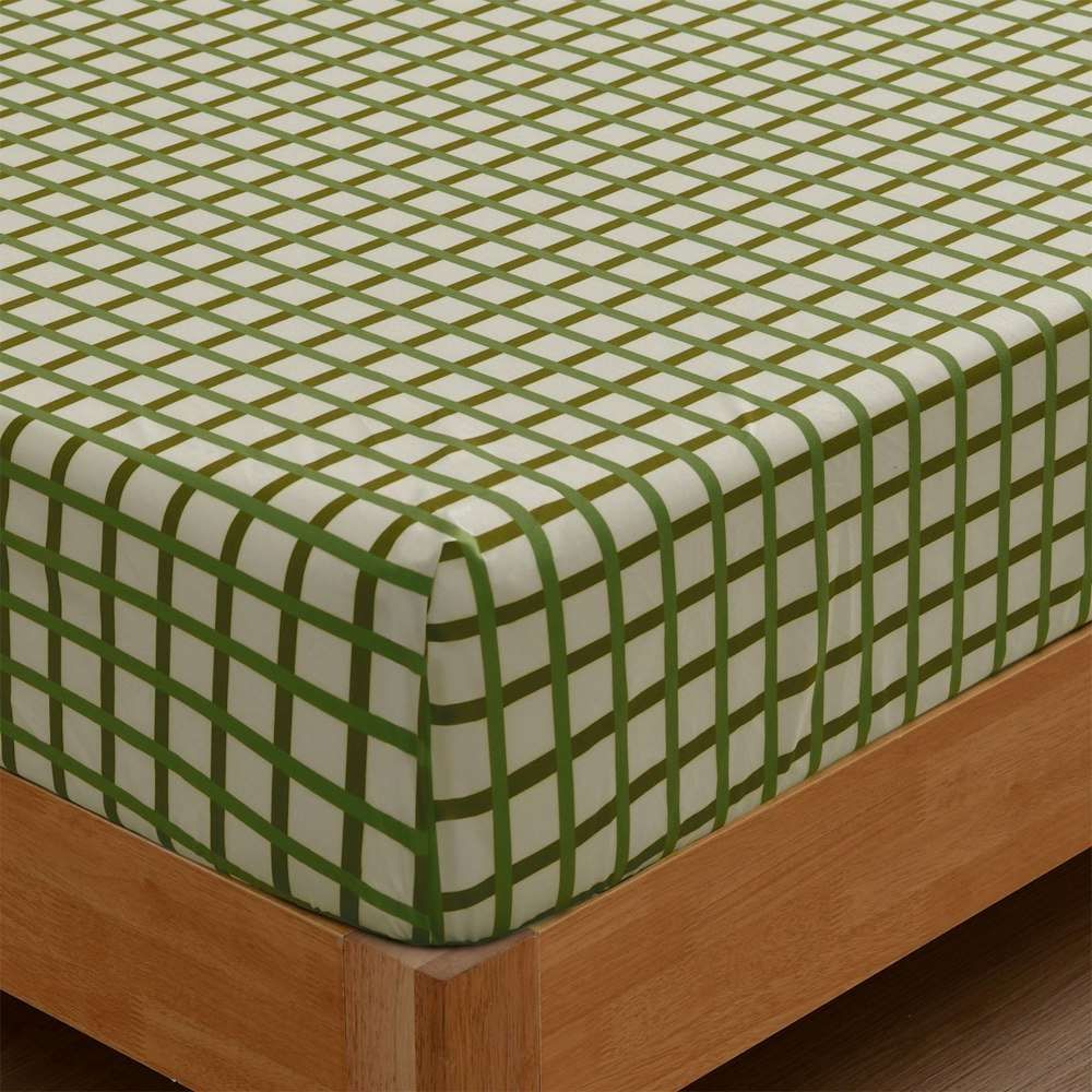 Dreamaker 130GSM Micro Flannel Grid Combo Fitted Sheet Set 7