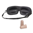 Contoured Dreamweaver Sleep Mask with Earplugs