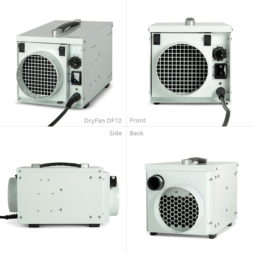 Ionmax EcoPro DryFan Home & Office Commercial Desiccant Dehumidifier 