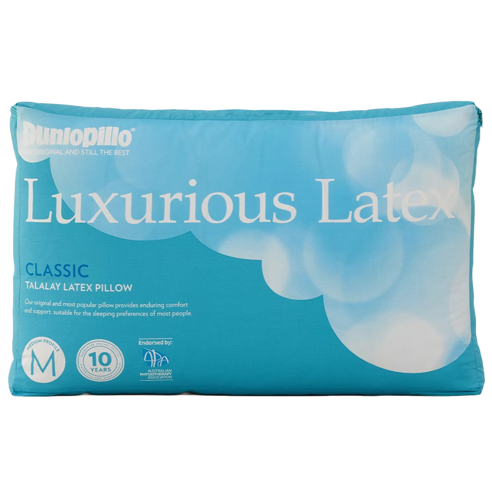 Dunlopillo Luxurious Classic Latex Pillow Medium Profile and Medium Feel Thumbnail New